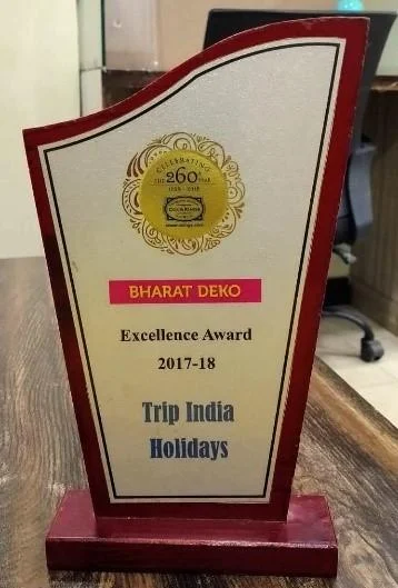 Bharat Deko Excellence Award trophy