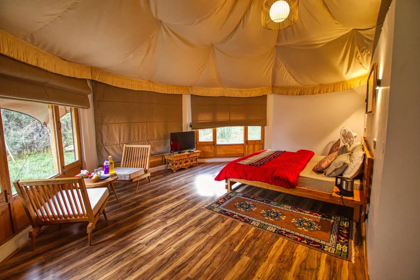 Premium View Tent — Chalet Seabuckthorn