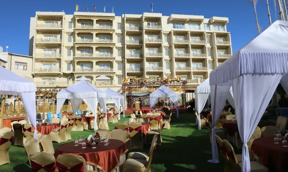 The Zen Ladakh — Celebrations on the lawn