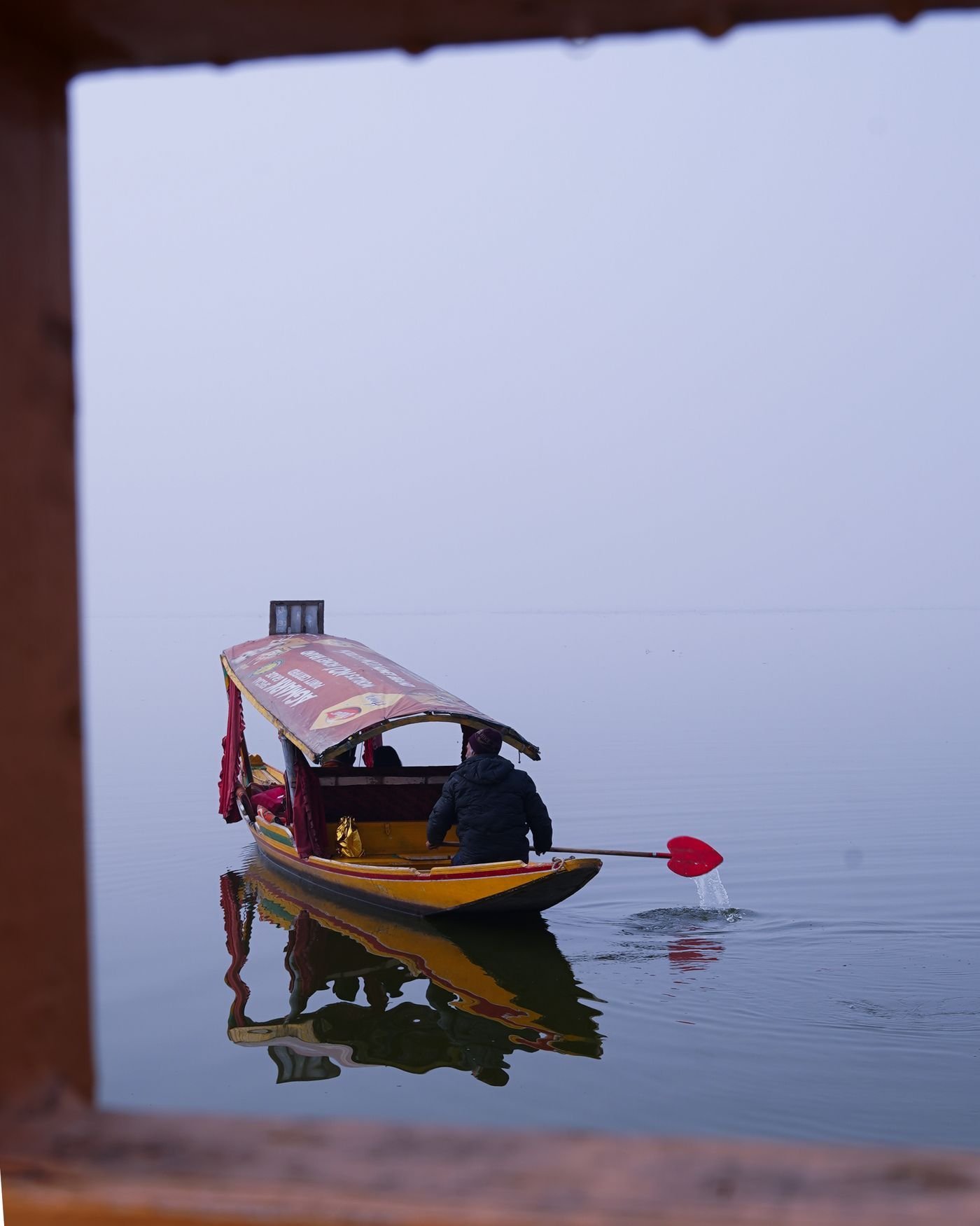 Shikara on Dal Lake, Srinagar